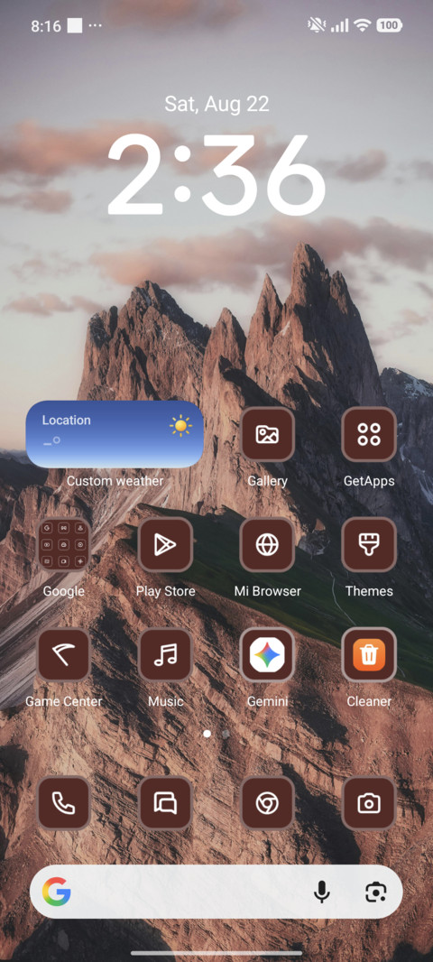 Beige screenshot
