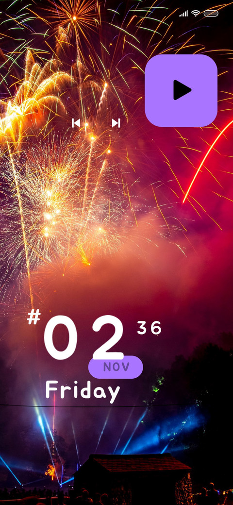 Diwali sky screenshot