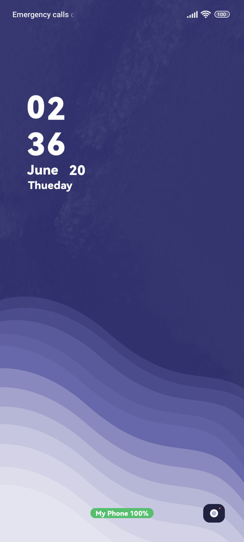 Geometric wave screenshot