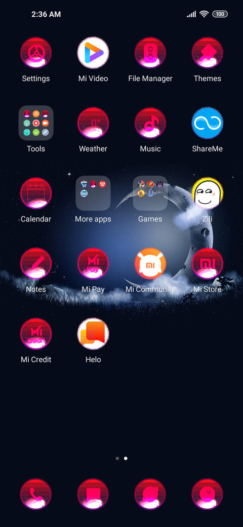 Starry Moon screenshot