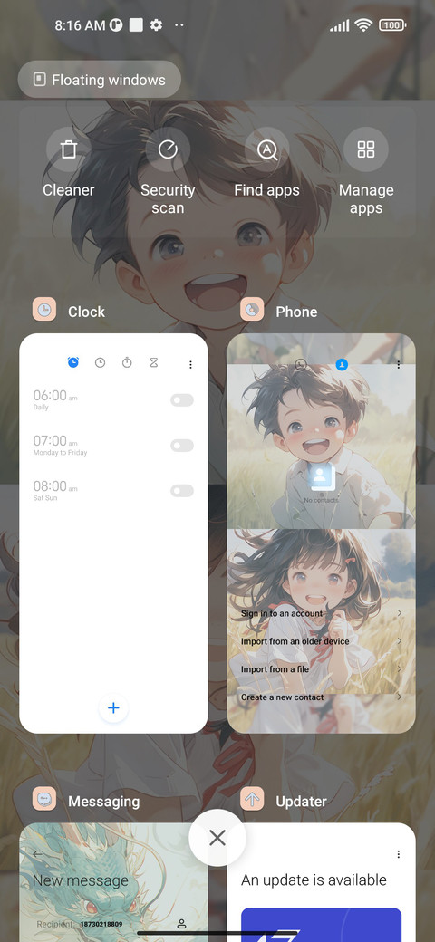 Comic field couple screenshot