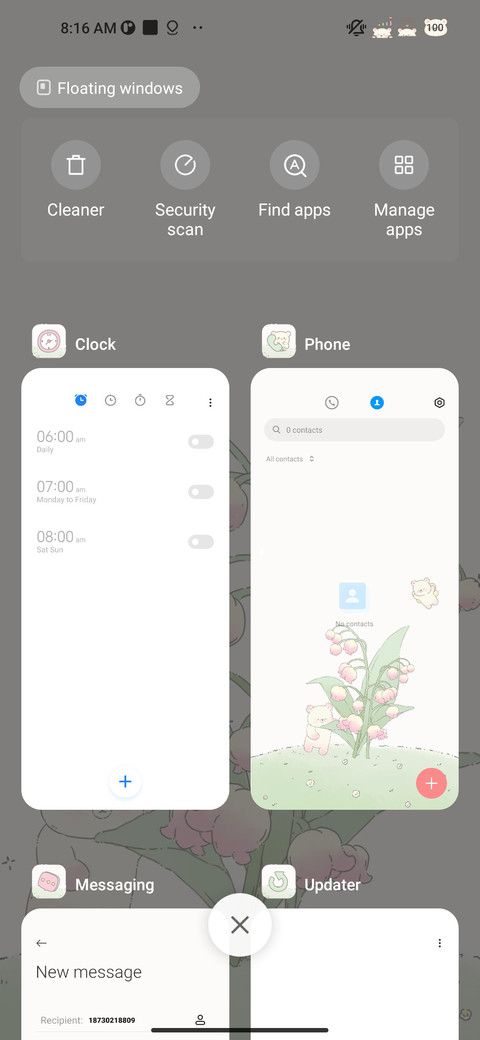 Bear and flower screenshot