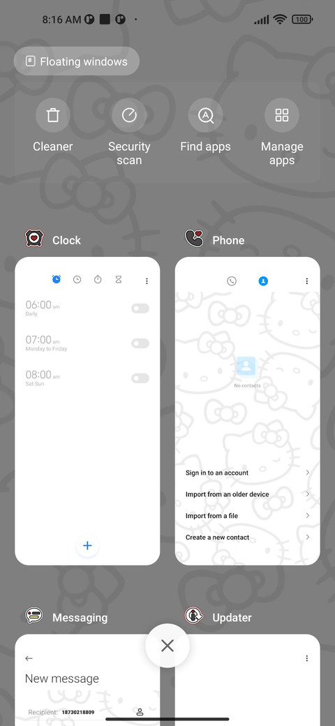 Hello Kitty red screenshot