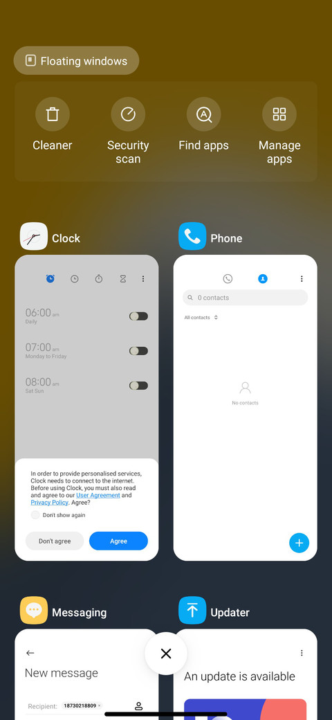Living OS screenshot
