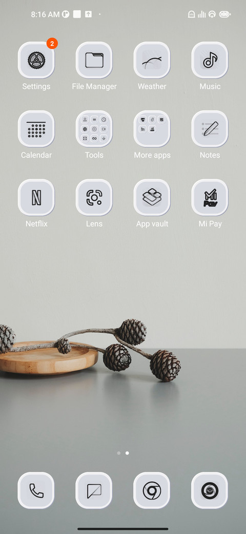 Grey Neomorphism screenshot