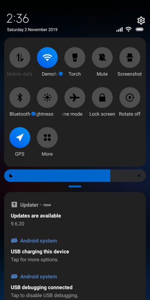 DarkMaterial2.0 screenshot
