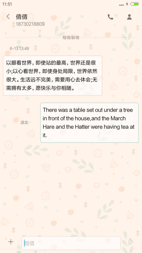 碎花小清新 screenshot