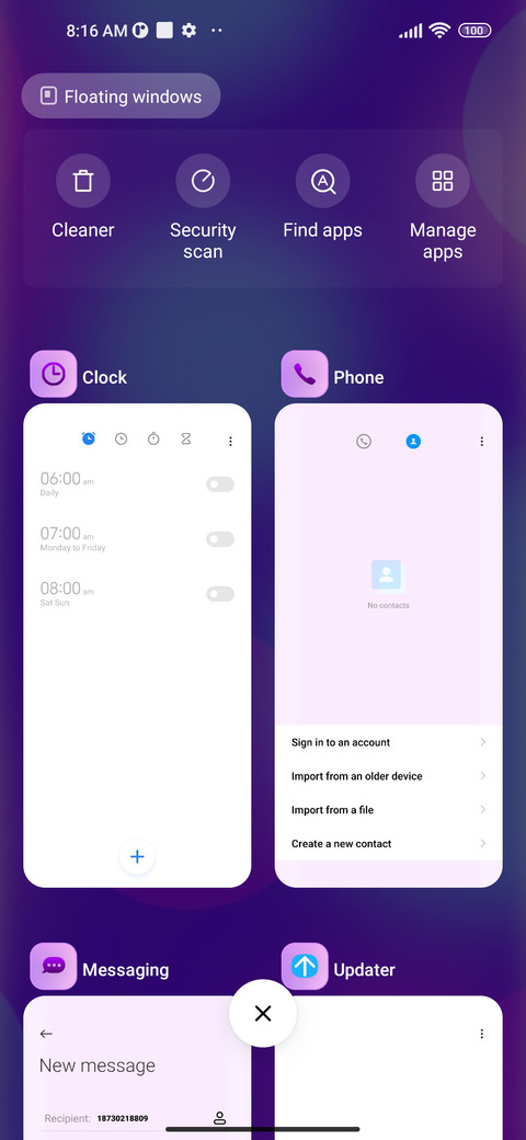 colorful lights screenshot
