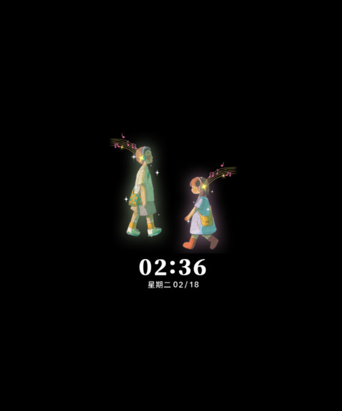 ins风耳机里的世界 screenshot