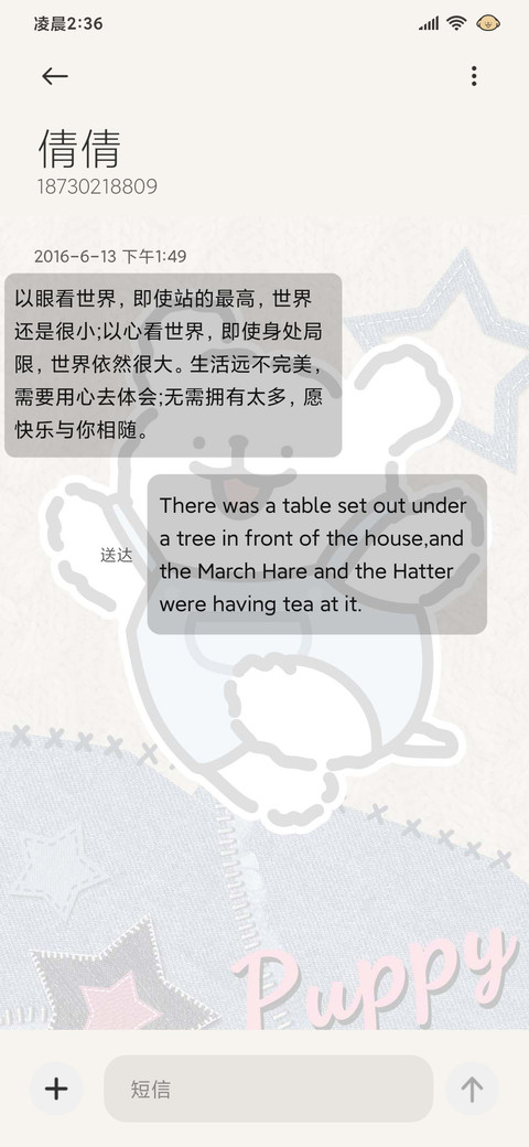线条小狗 可爱牛仔 screenshot