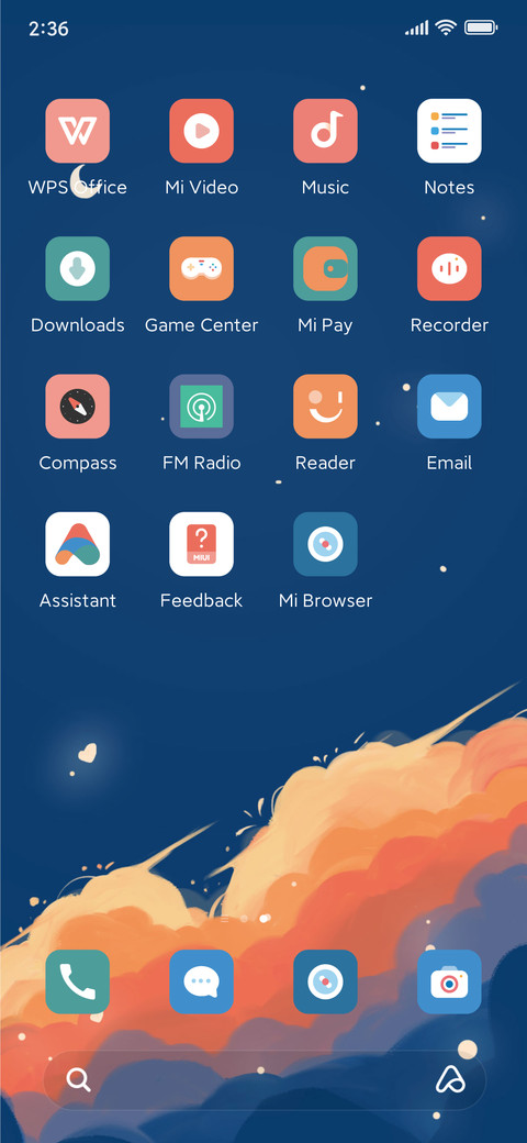Oil painting sky screenshot