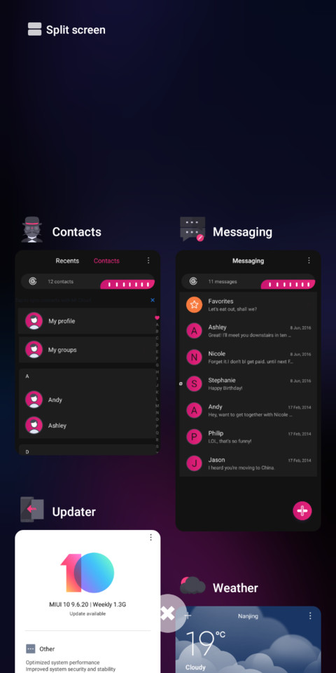 DARK PINK V10 screenshot