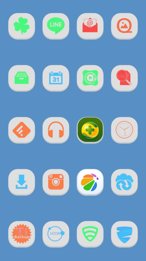 Bluewhite Theme screenshot
