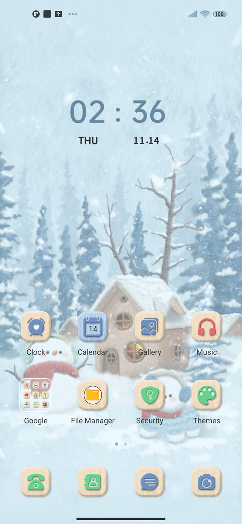 Winter Day Letter screenshot