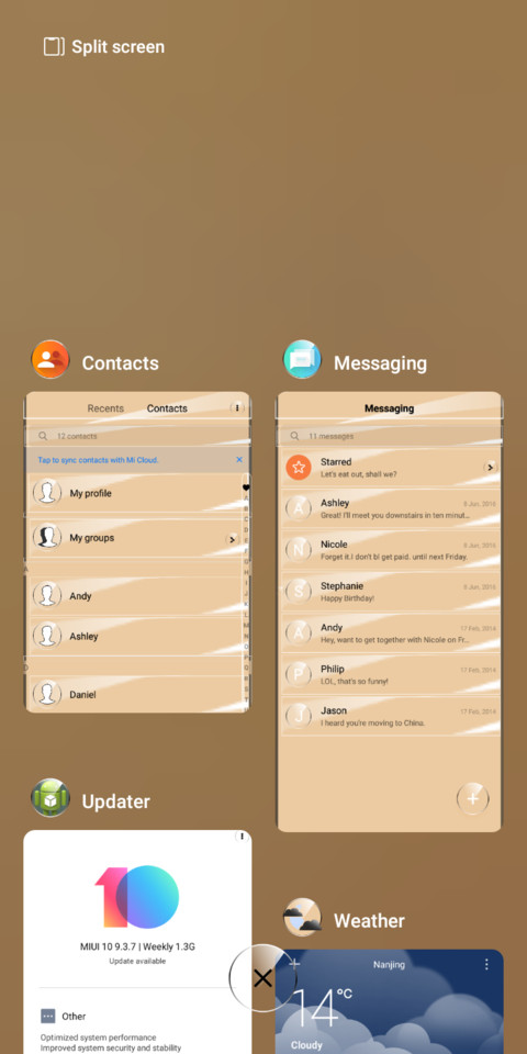 Glass screenshot