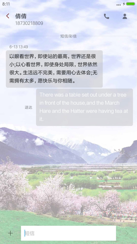 （动态的白云+花瓣）郊外 screenshot