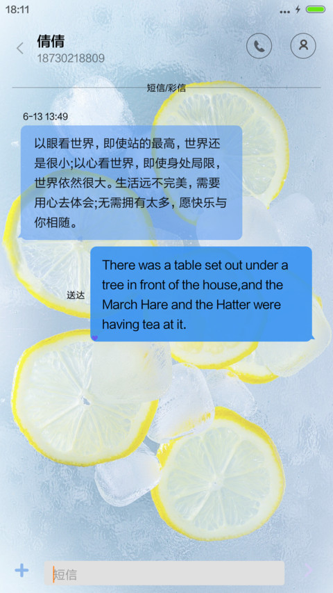 清爽夏日【功能锁屏+重力感应+音乐界面+自定义头像文字】 screenshot