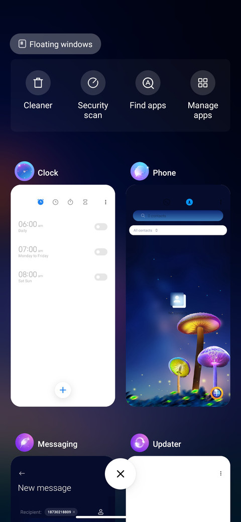 The mushroom screenshot