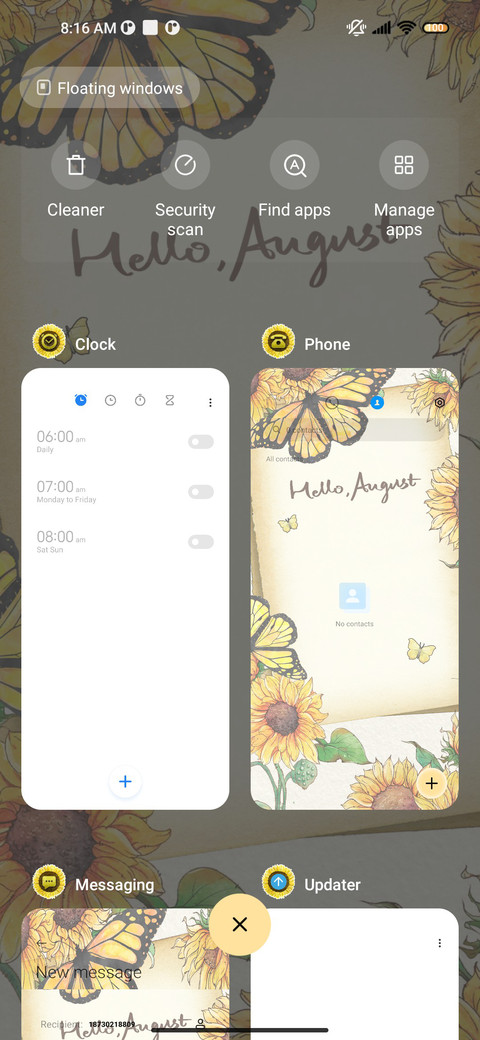 Watercolor flower screenshot