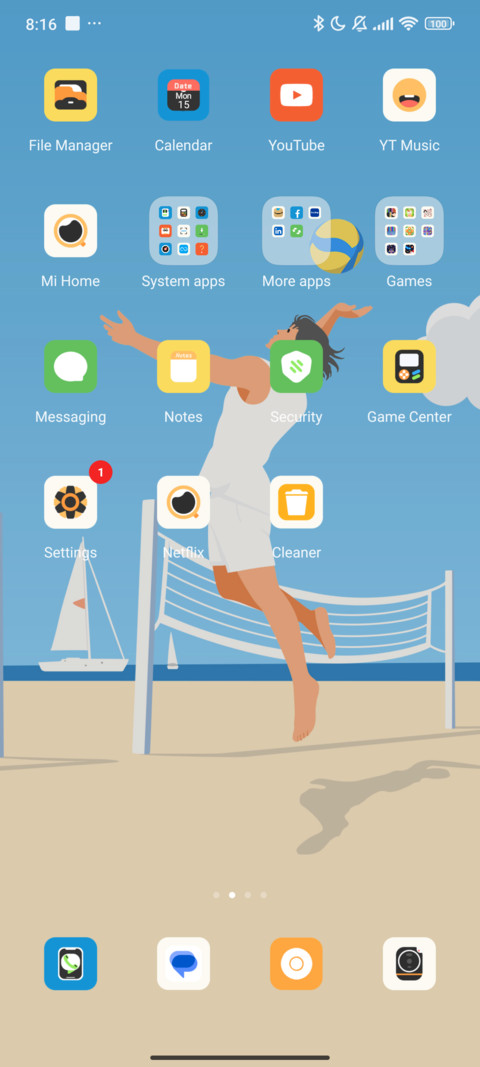 Beach volleyball screenshot