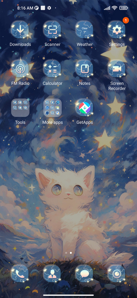 Starry sky Hakimi screenshot