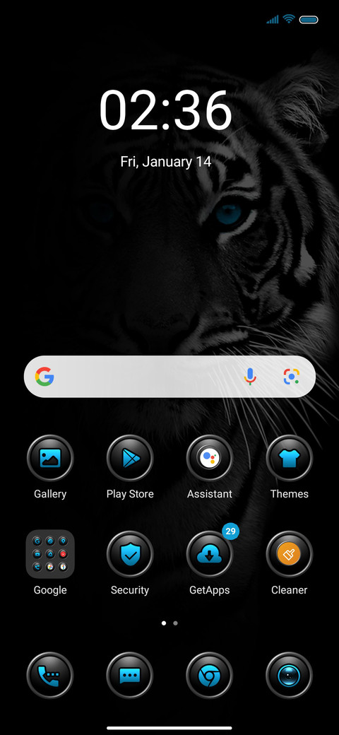 Blue Tiger screenshot