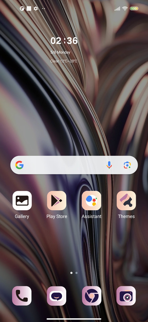 Liquid metal screenshot