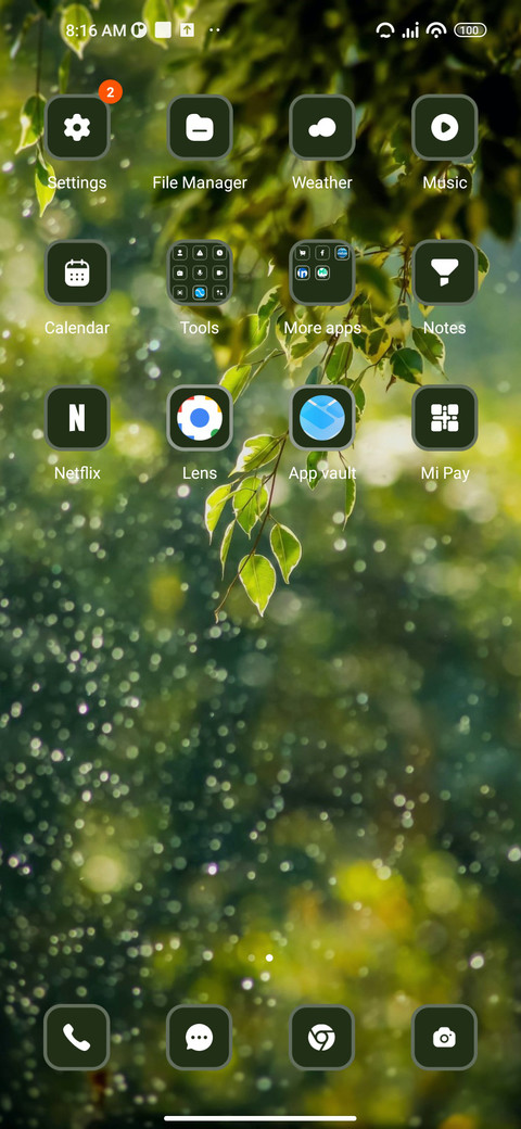 Rain screenshot