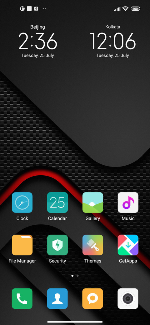 Unusual screenshot