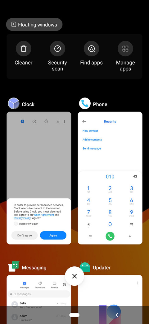 Google Pixel 4 screenshot