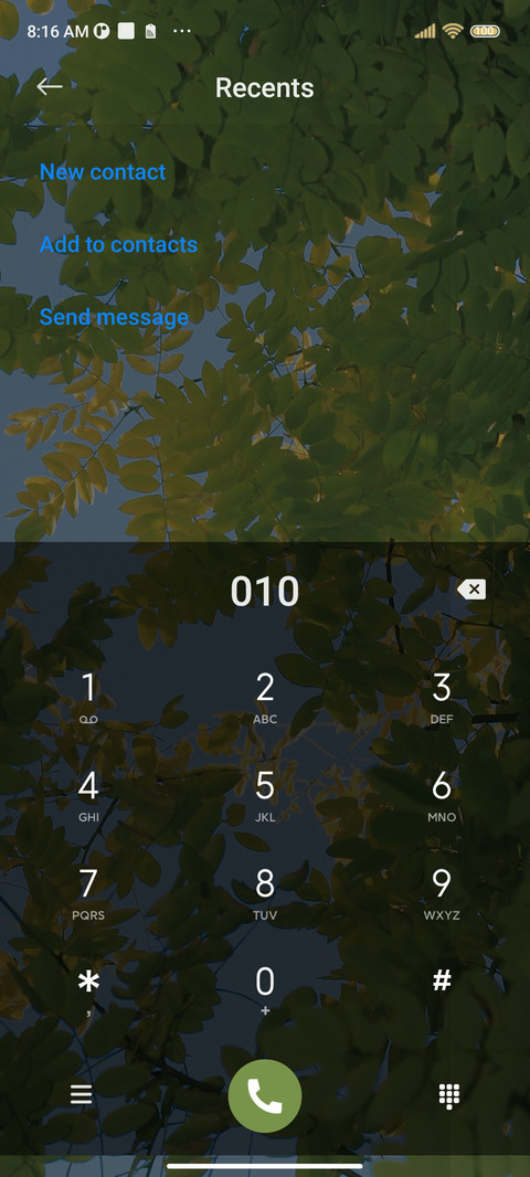 Greenness screenshot