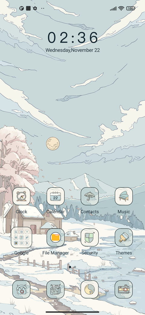 Ukiyo e snow screenshot