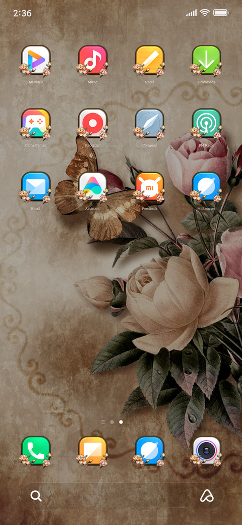 Vintage bouquet screenshot