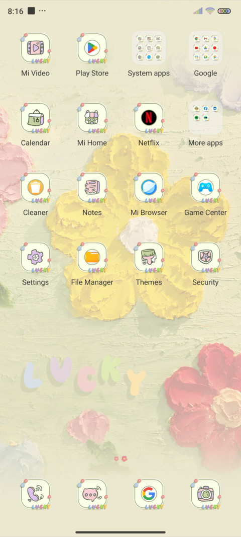 Canvas flower screenshot
