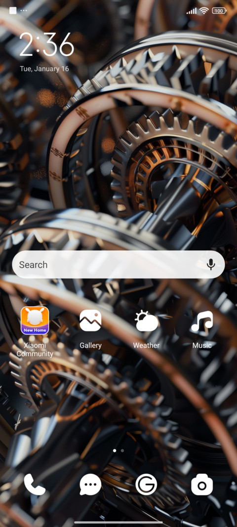 Gear wheel screenshot
