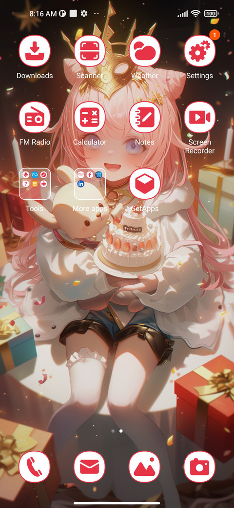 Princess birthday screenshot
