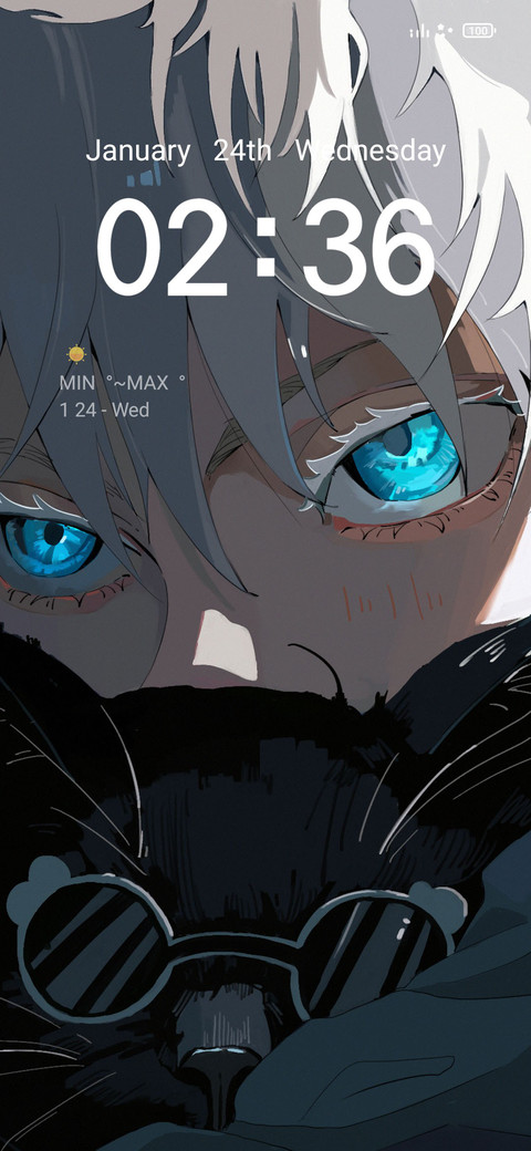 White haired youth screenshot