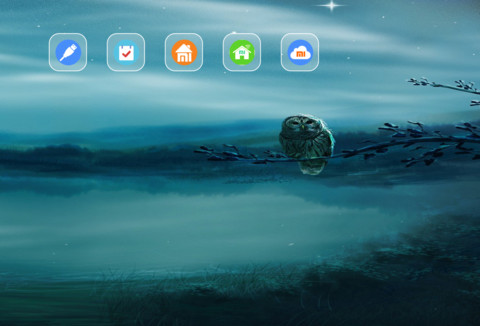 月下猫头鹰 screenshot