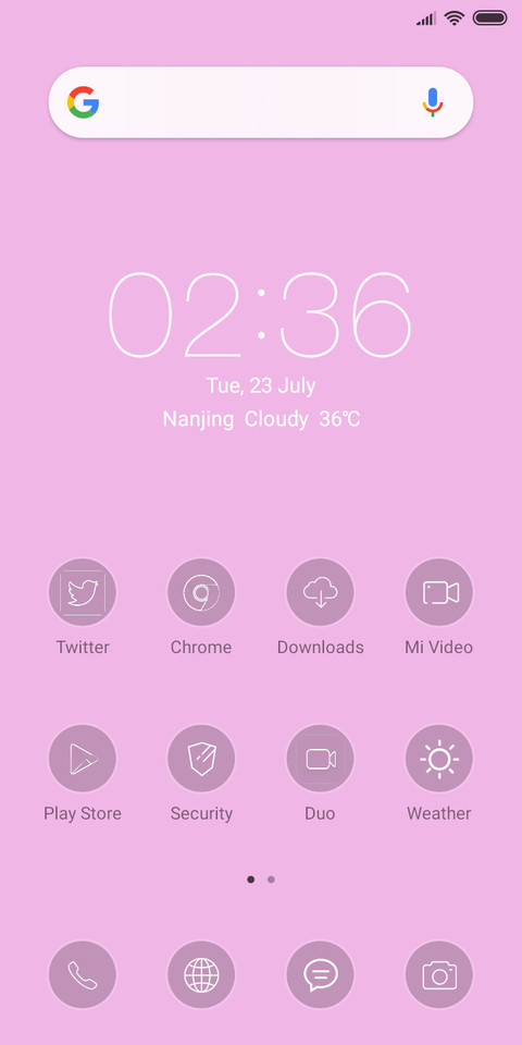 Pink Design screenshot