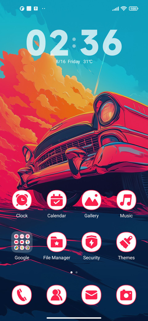 Classic car screenshot