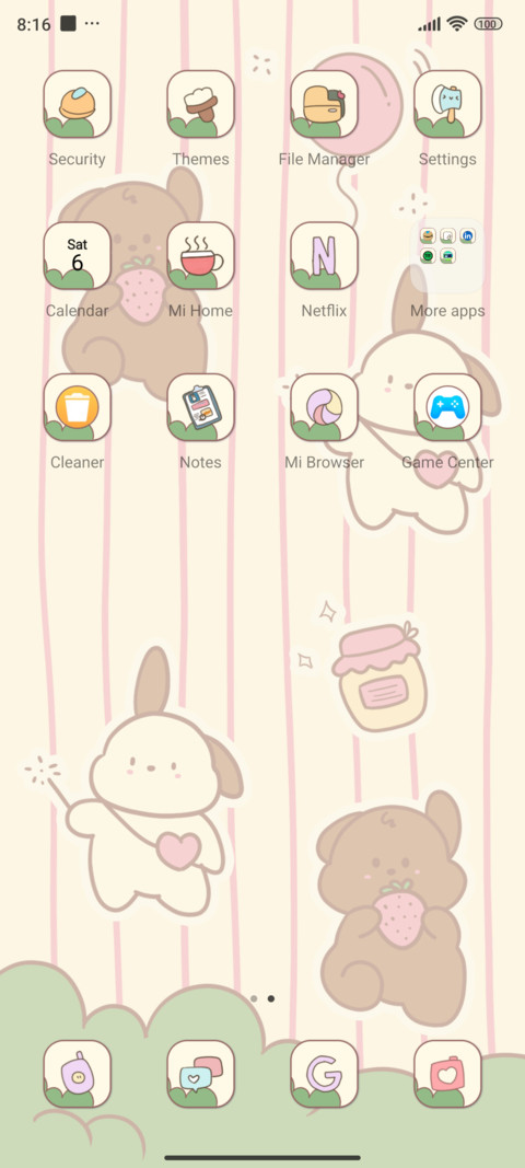 Minimalist puppy screenshot