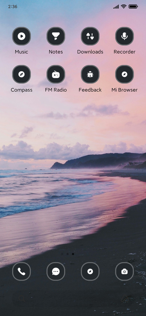 Seashore screenshot