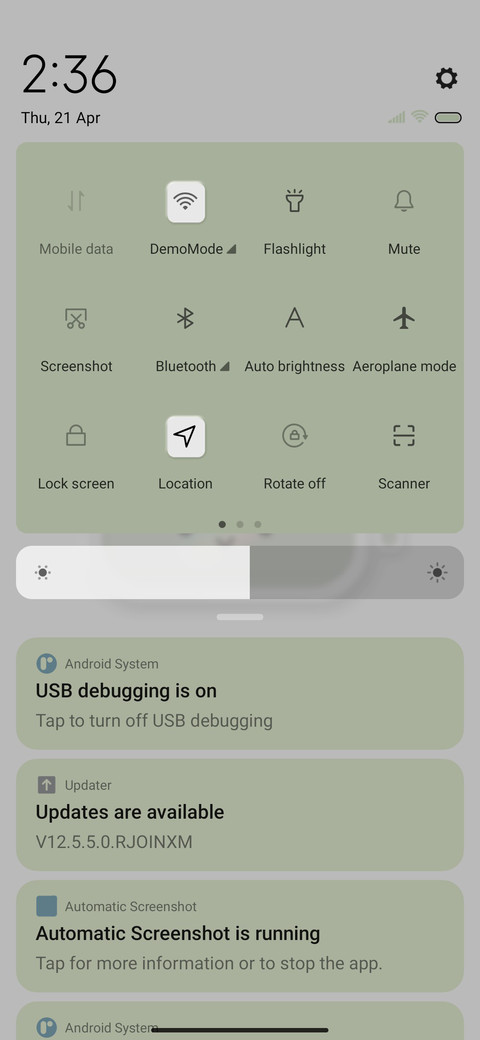 Emotional battery screenshot
