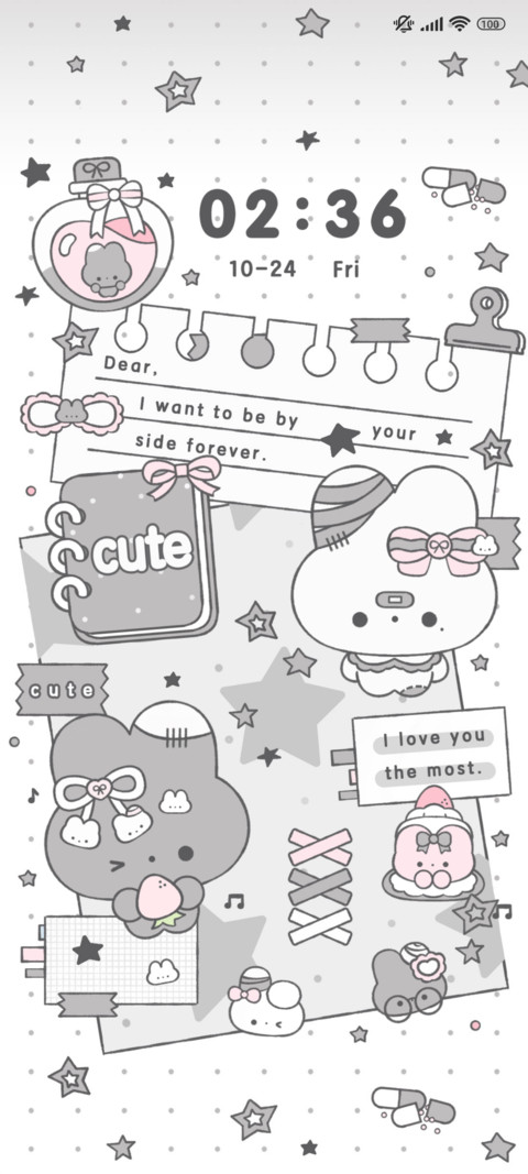 Cute Note Bunny screenshot