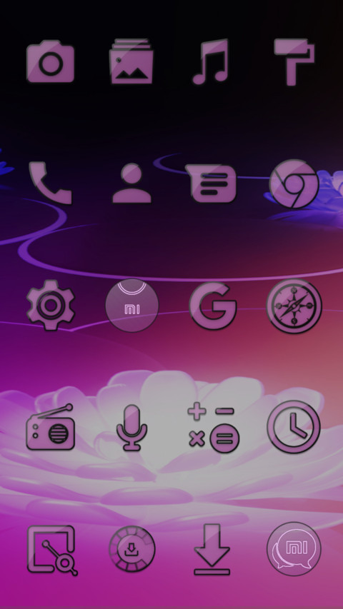 Purple Flowers V2 screenshot