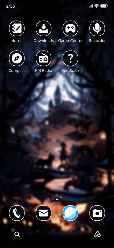 Paper-cut castle screenshot