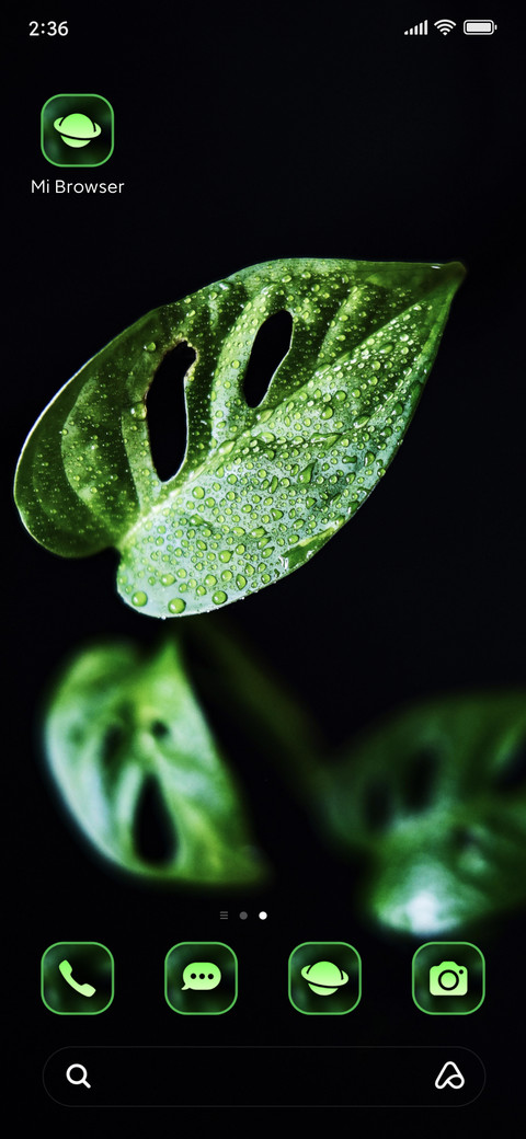 leaves focus screenshot