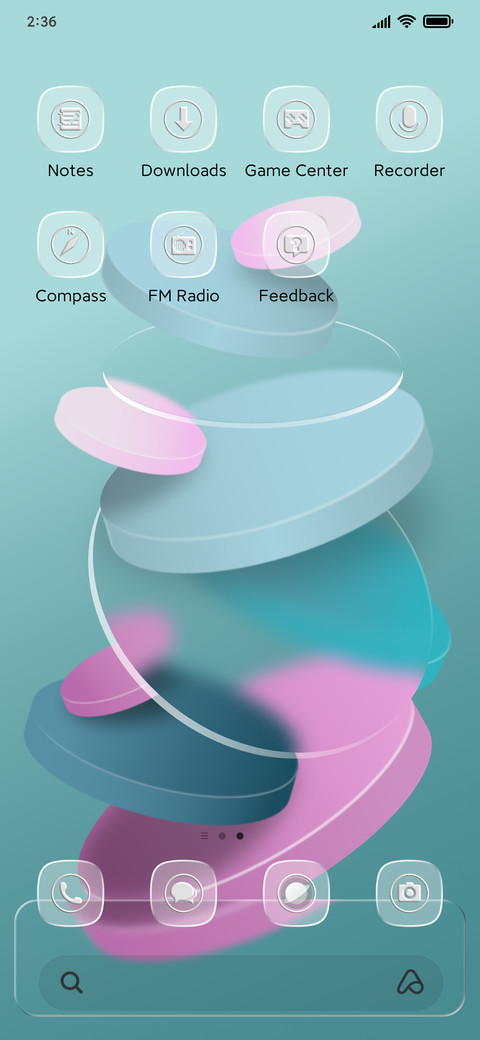 glassmorphism screenshot