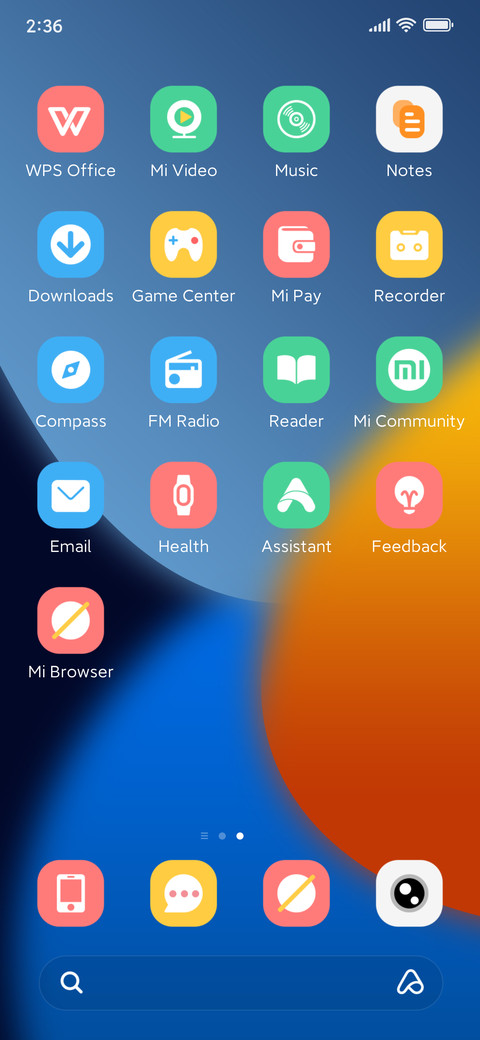 Blue Orange Mist screenshot
