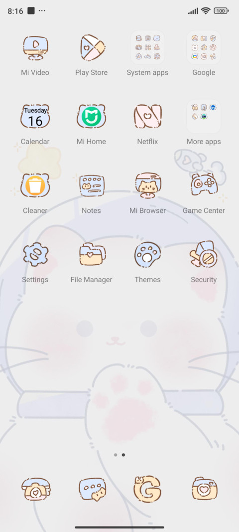 Cute Space Kitty screenshot